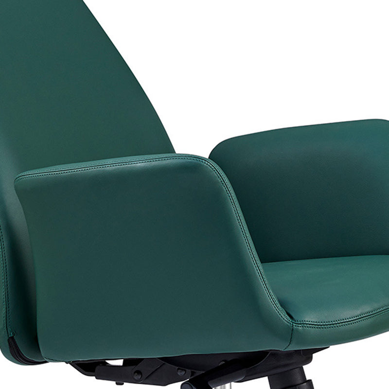 Modern Luxury Leather Swivel Desk Chair