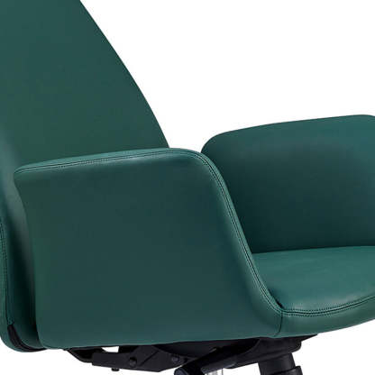 Modern Luxury Leather Swivel Desk Chair