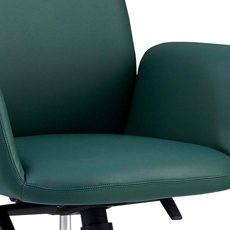 Modern Luxury Leather Swivel Desk Chair