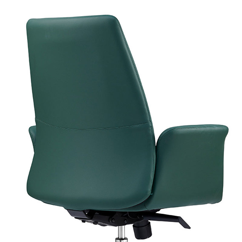 Modern Luxury Leather Swivel Desk Chair