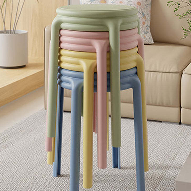 Nordic Geometric Plastic Stackable Chair
