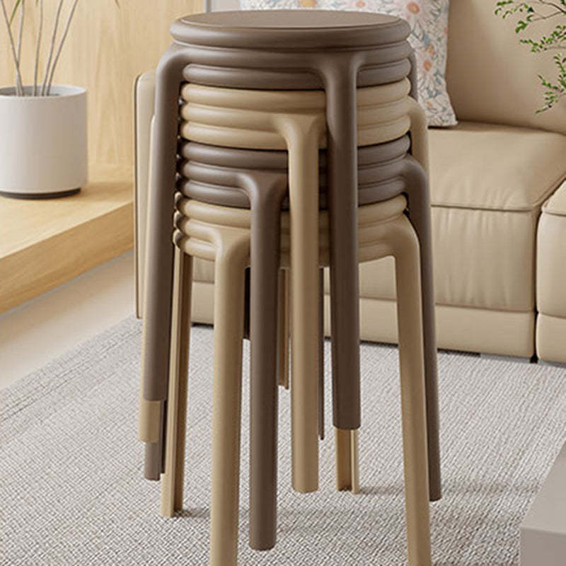 Nordic Geometric Plastic Stackable Chair