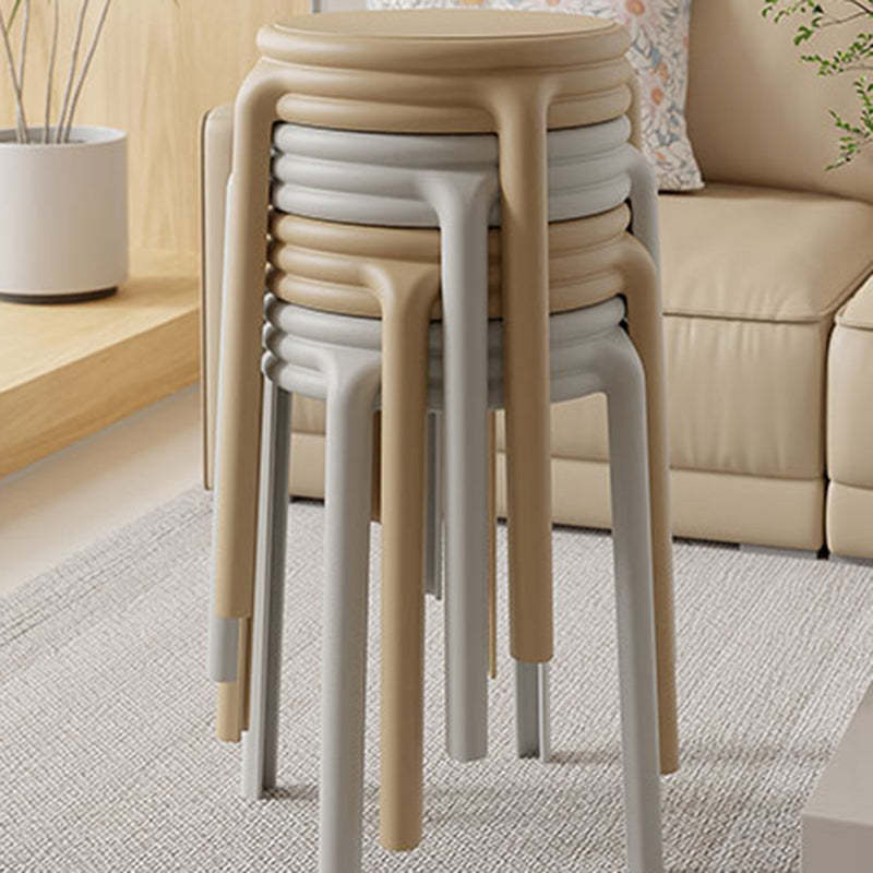 Nordic Geometric Plastic Stackable Chair