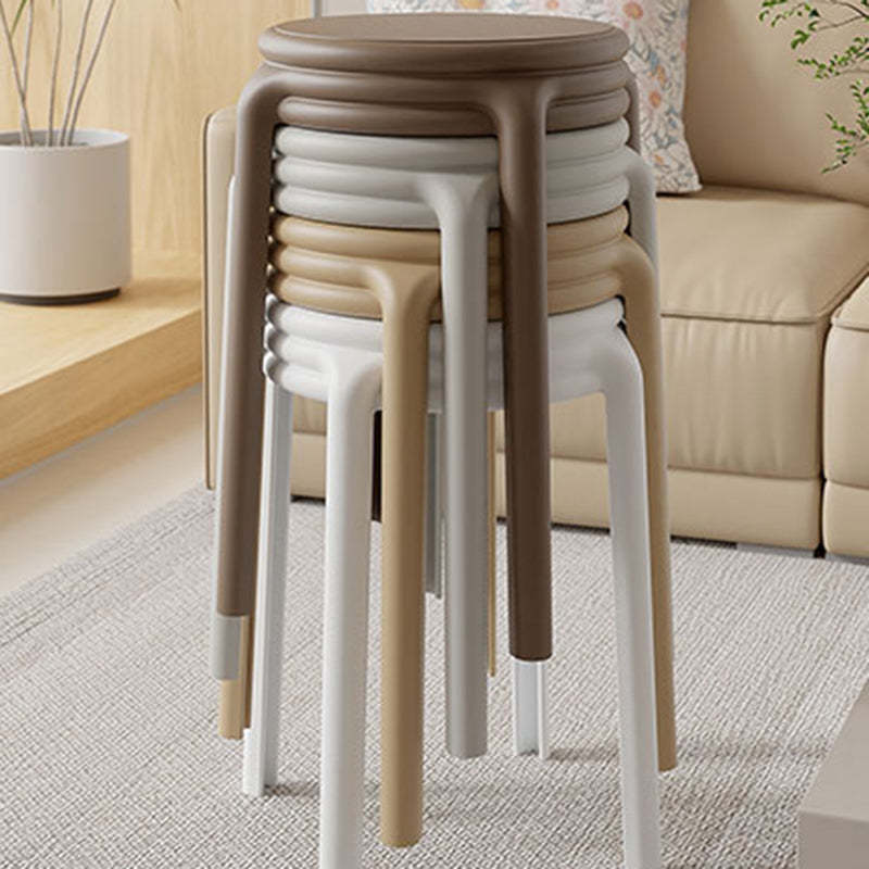 Nordic Geometric Plastic Stackable Chair