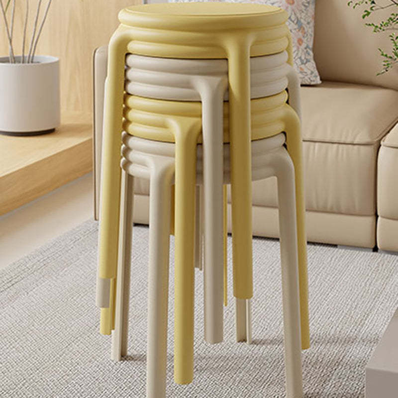 Nordic Geometric Plastic Stackable Chair