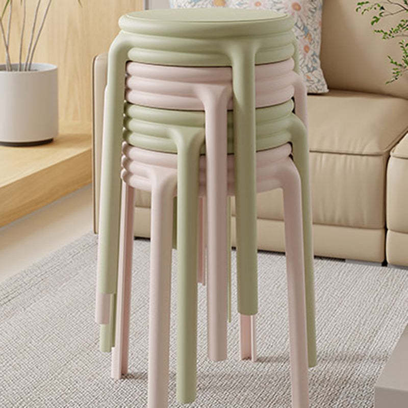 Nordic Geometric Plastic Stackable Chair