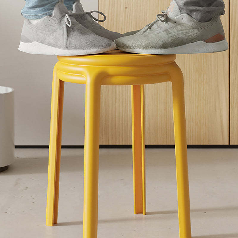 Nordic Geometric Plastic Stackable Chair