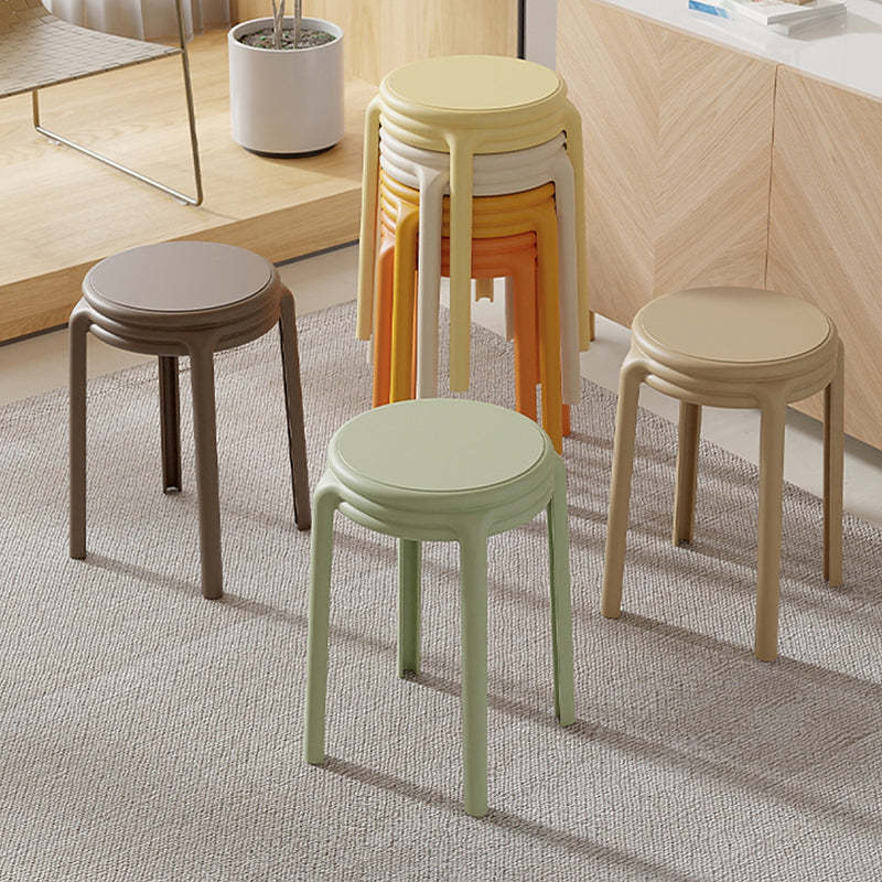 Nordic Geometric Plastic Stackable Chair