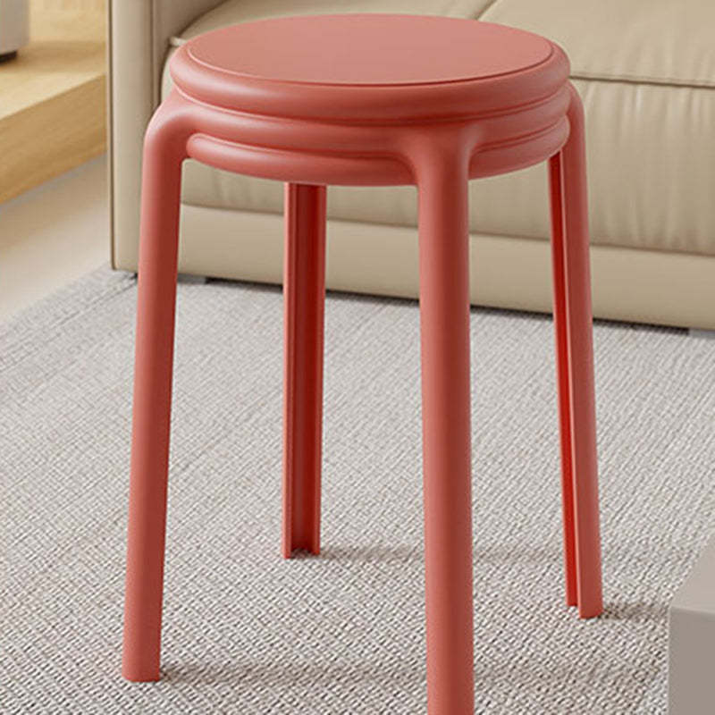 Nordic Geometric Plastic Stackable Chair — Grey