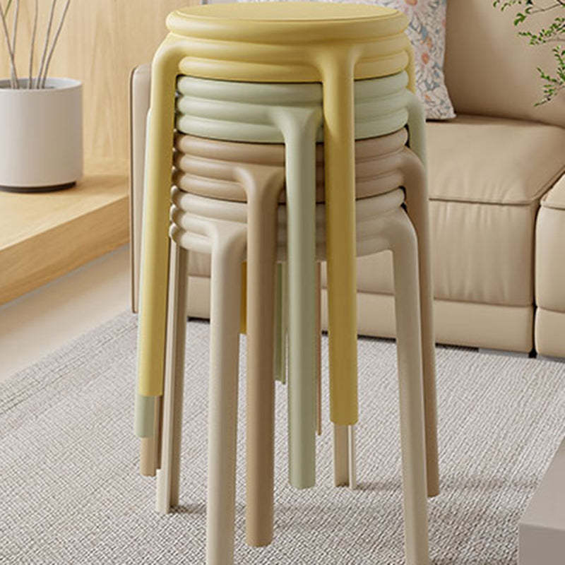 Nordic Geometric Plastic Stackable Chair