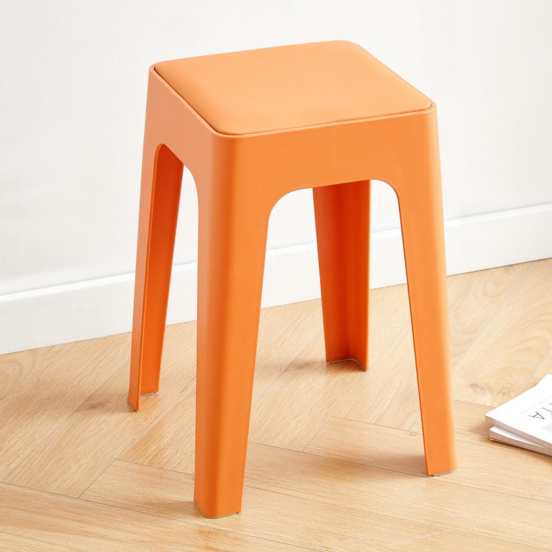 Nordic Leather Plastic Stackable Chair