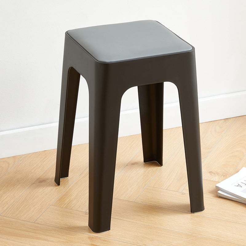 Nordic Leather Plastic Stackable Chair