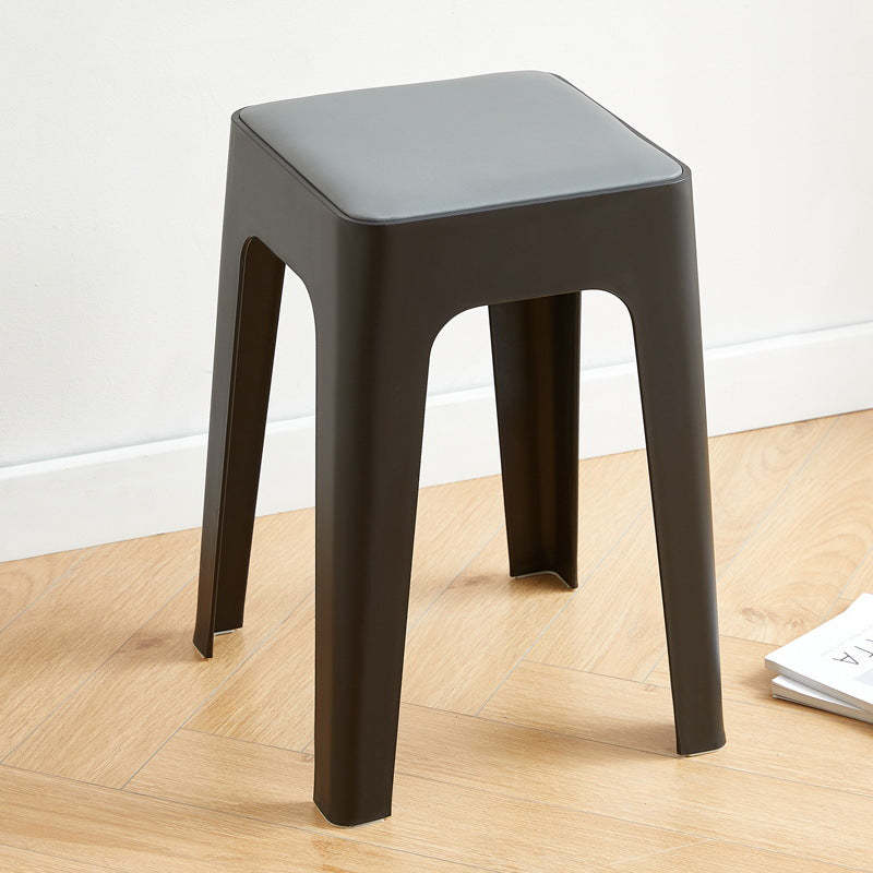 Nordic Leather Plastic Stackable Chair
