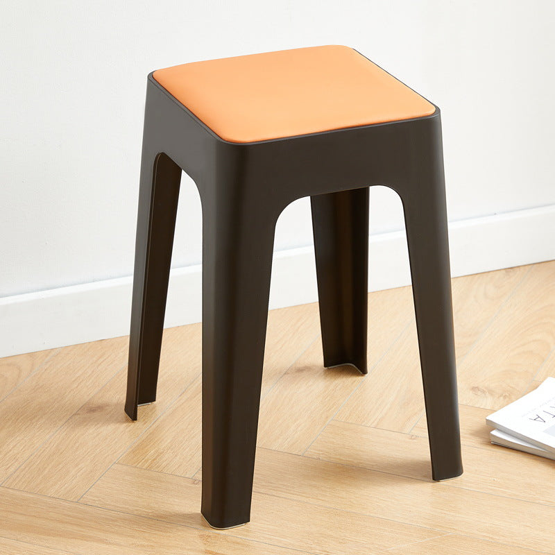 Nordic Leather Plastic Stackable Chair