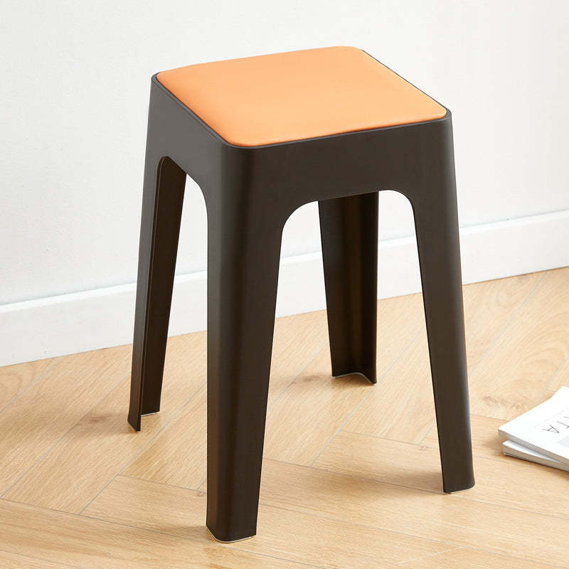 Nordic Leather Plastic Stackable Chair