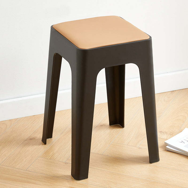 Nordic Leather Plastic Stackable Chair