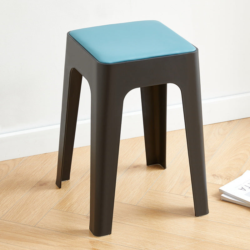 Nordic Leather Plastic Stackable Chair