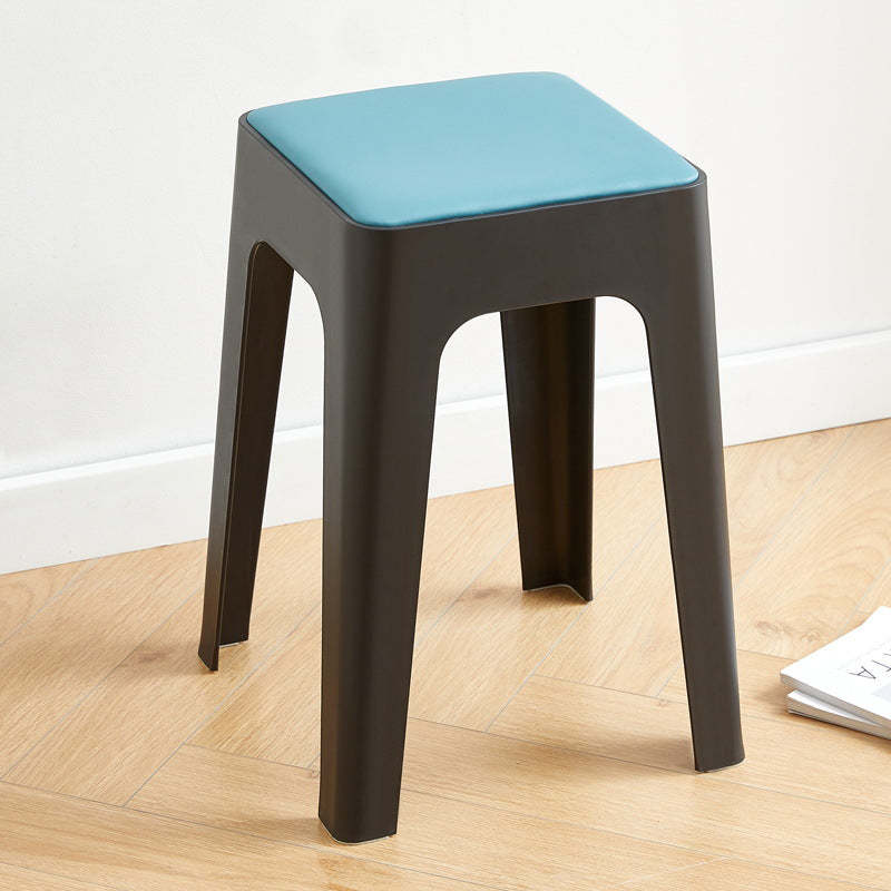 Nordic Leather Plastic Stackable Chair