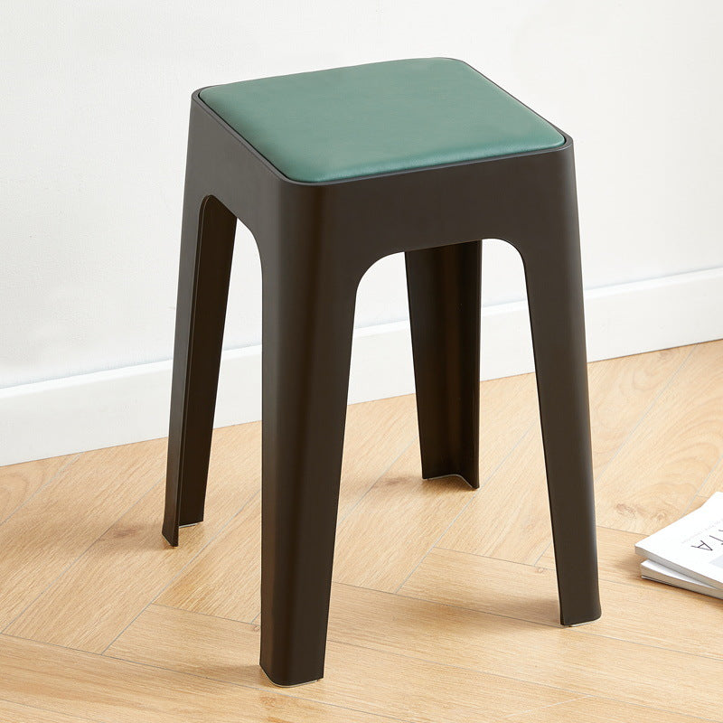Nordic Leather Plastic Stackable Chair