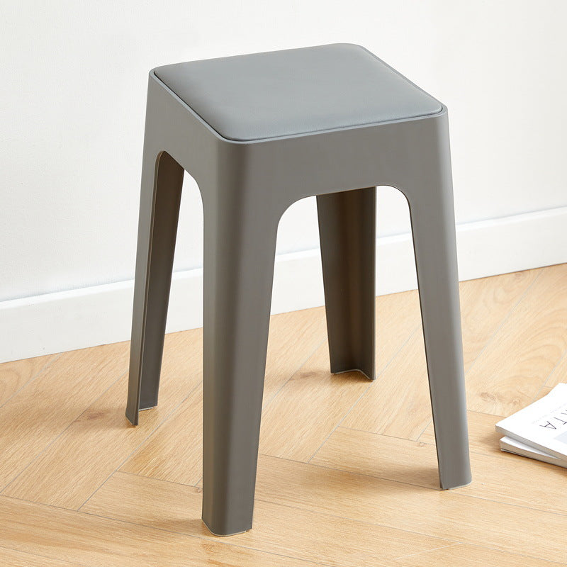 Nordic Leather Plastic Stackable Chair
