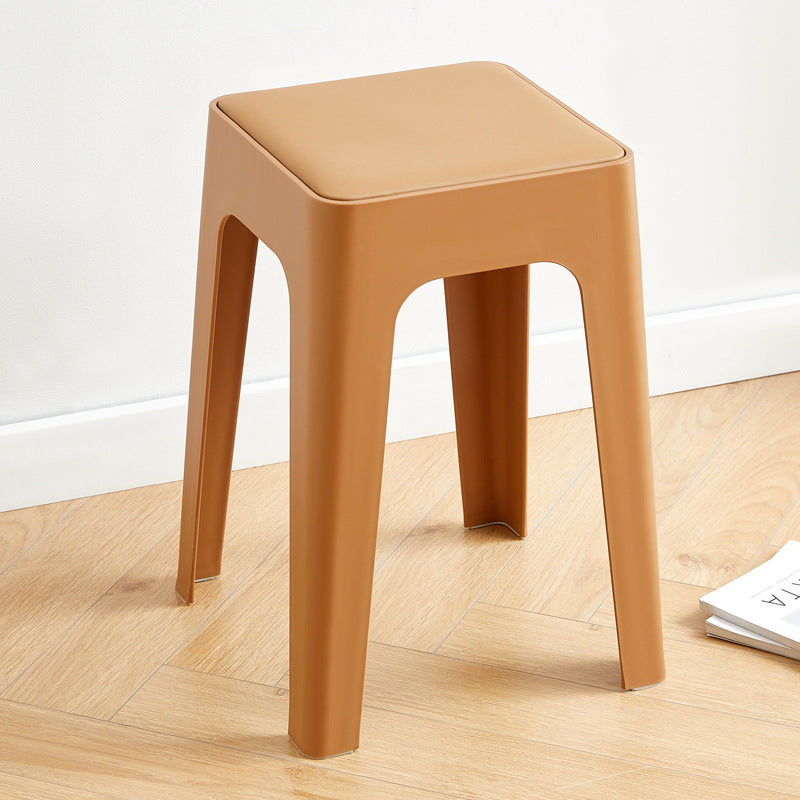 Nordic Leather Plastic Stackable Chair