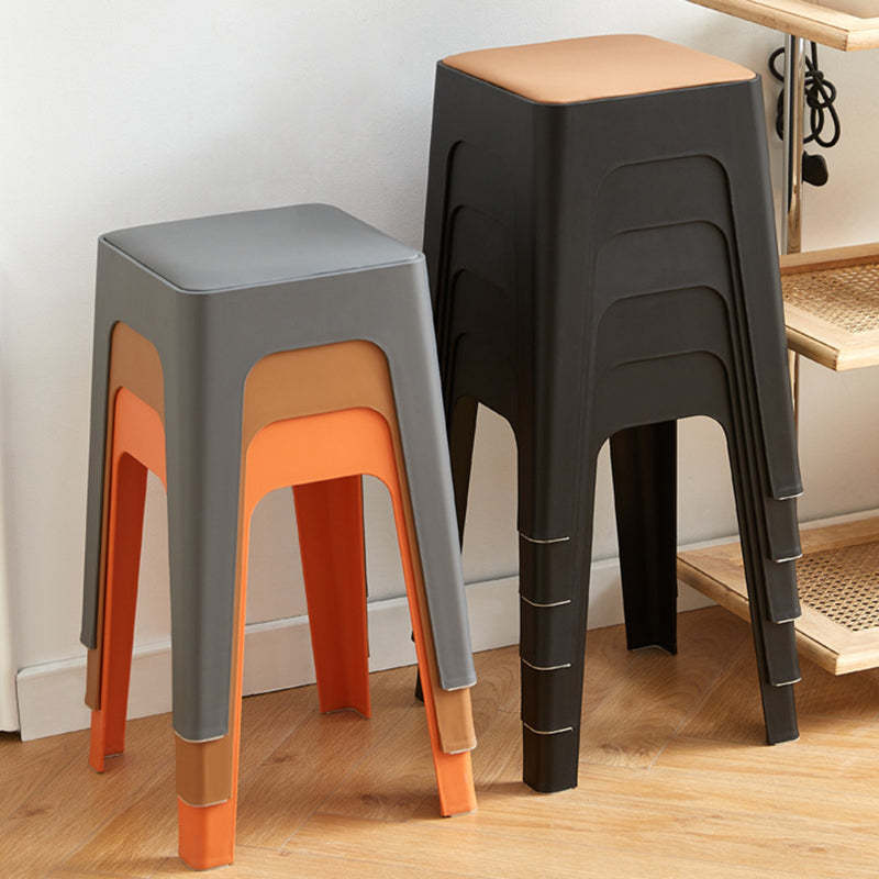 Nordic Leather Plastic Stackable Chair