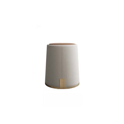 Contemporary PU Leather Metal Vanity Stool