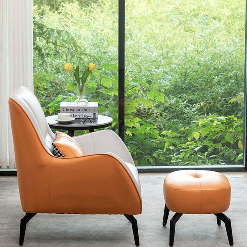 Scandinavian Fabric Upholstered Accent Chair