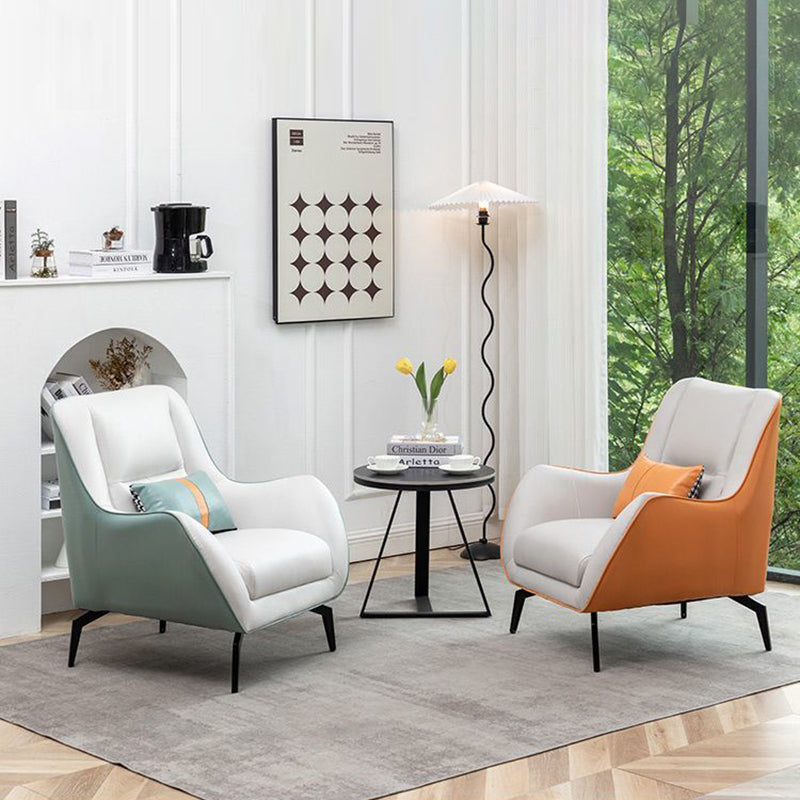 Scandinavian Fabric Upholstered Accent Chair