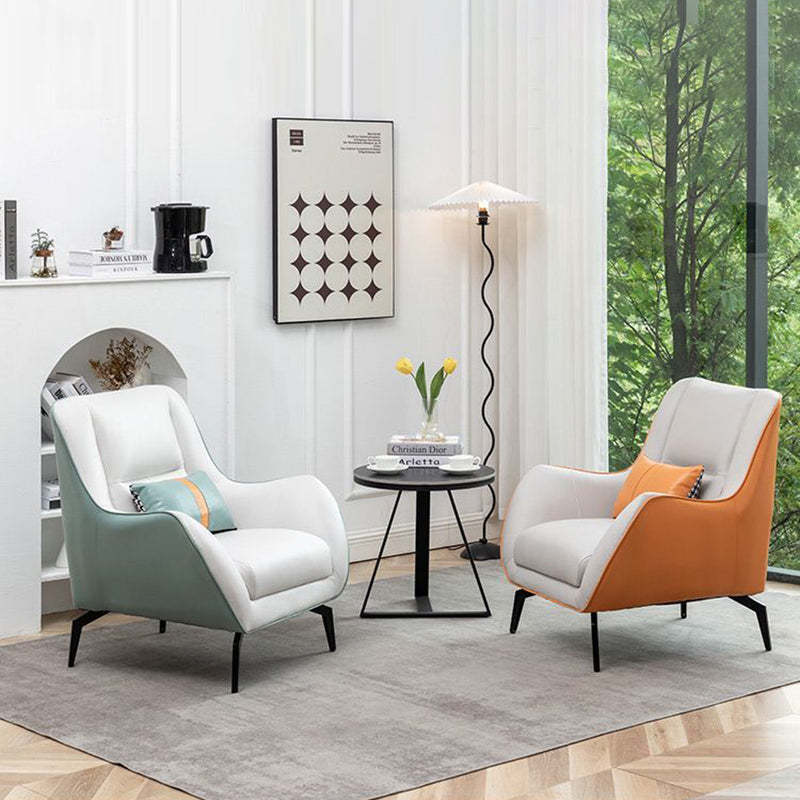 Scandinavian Fabric Upholstered Accent Chair