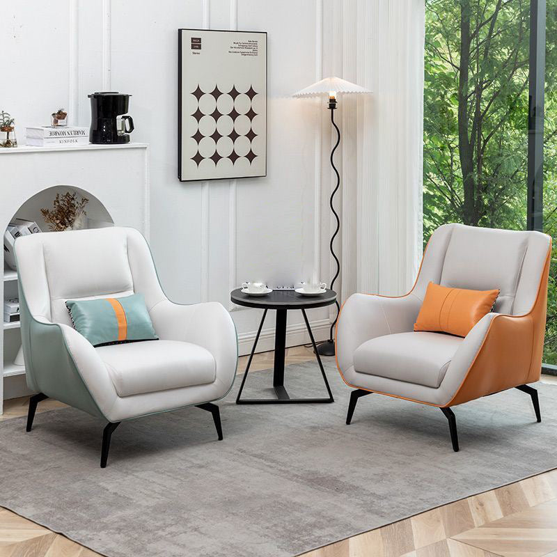 Scandinavian Fabric Upholstered Accent Chair