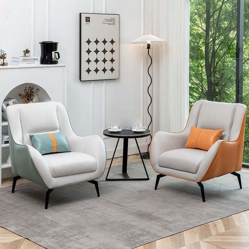 Scandinavian Fabric Upholstered Accent Chair