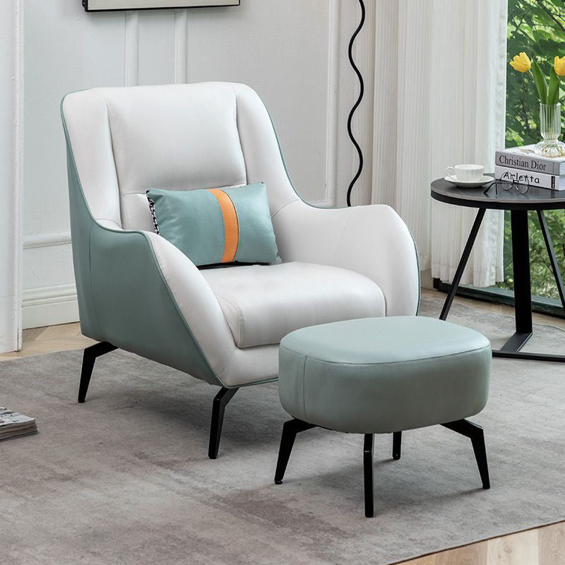 Scandinavian Fabric Upholstered Accent Chair