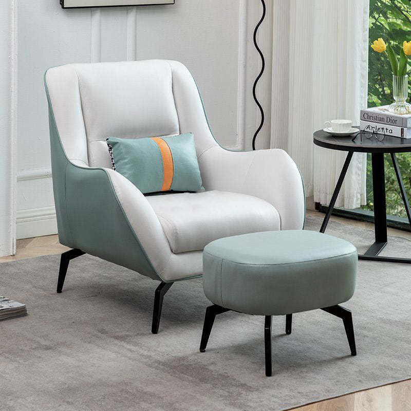 Scandinavian Fabric Upholstered Accent Chair