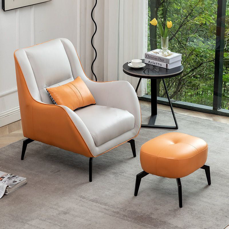 Scandinavian Fabric Upholstered Accent Chair