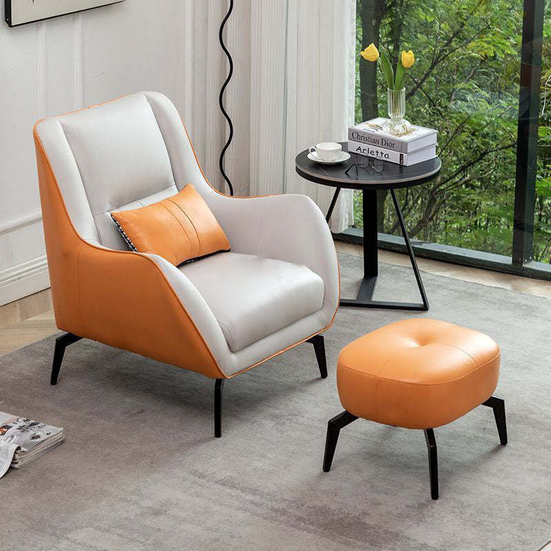Scandinavian Fabric Upholstered Accent Chair
