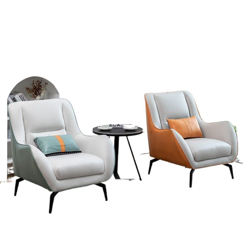 Scandinavian Fabric Upholstered Accent Chair