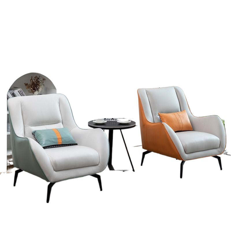 Scandinavian Fabric Upholstered Accent Chair