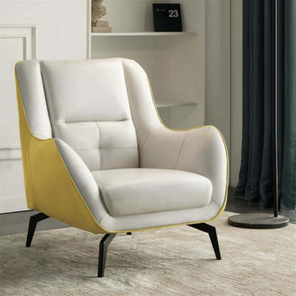 Scandinavian Fabric Upholstered Accent Chair