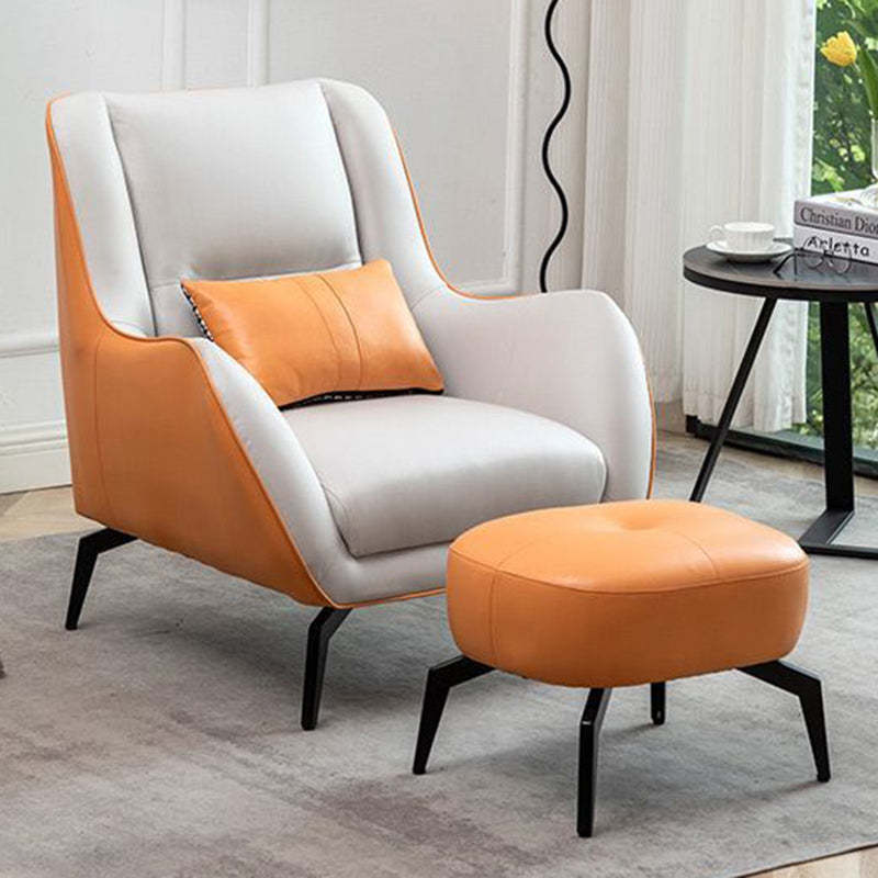 Scandinavian Fabric Upholstered Accent Chair