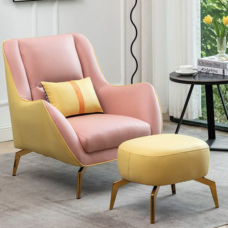 Scandinavian Fabric Upholstered Accent Chair