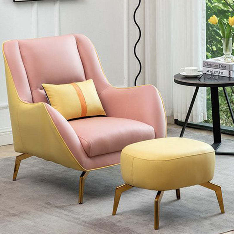 Scandinavian Fabric Upholstered Accent Chair