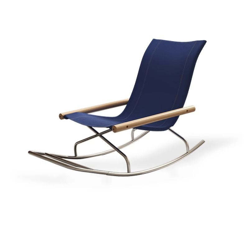 Nordic Curved Canvas Steel Recliner