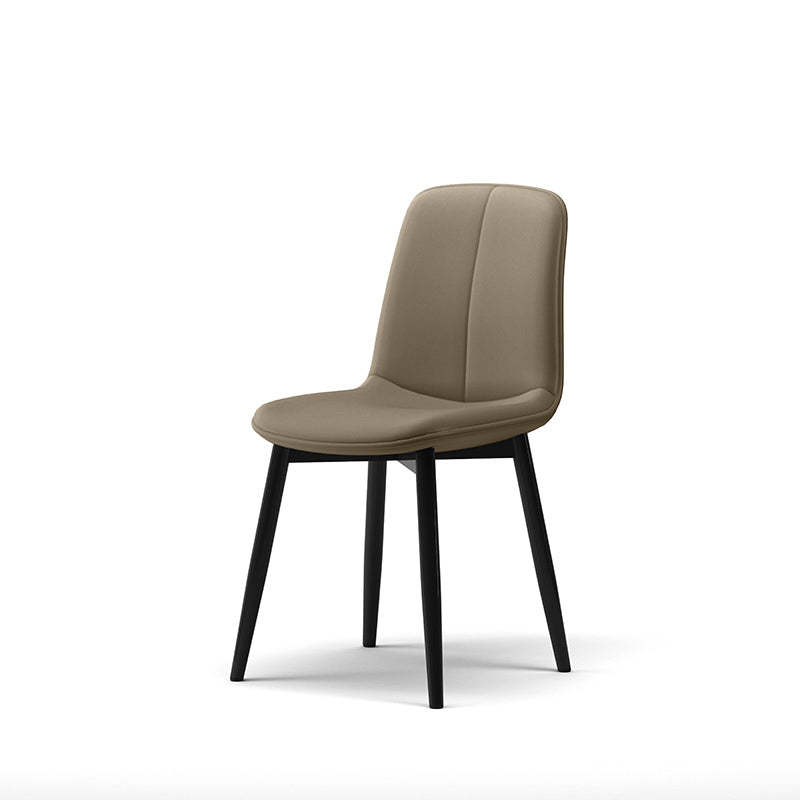Nordic Leather Metal Dining Chair