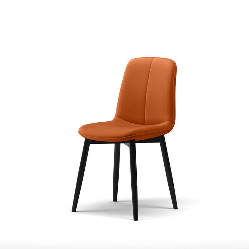 Nordic Leather Metal Dining Chair
