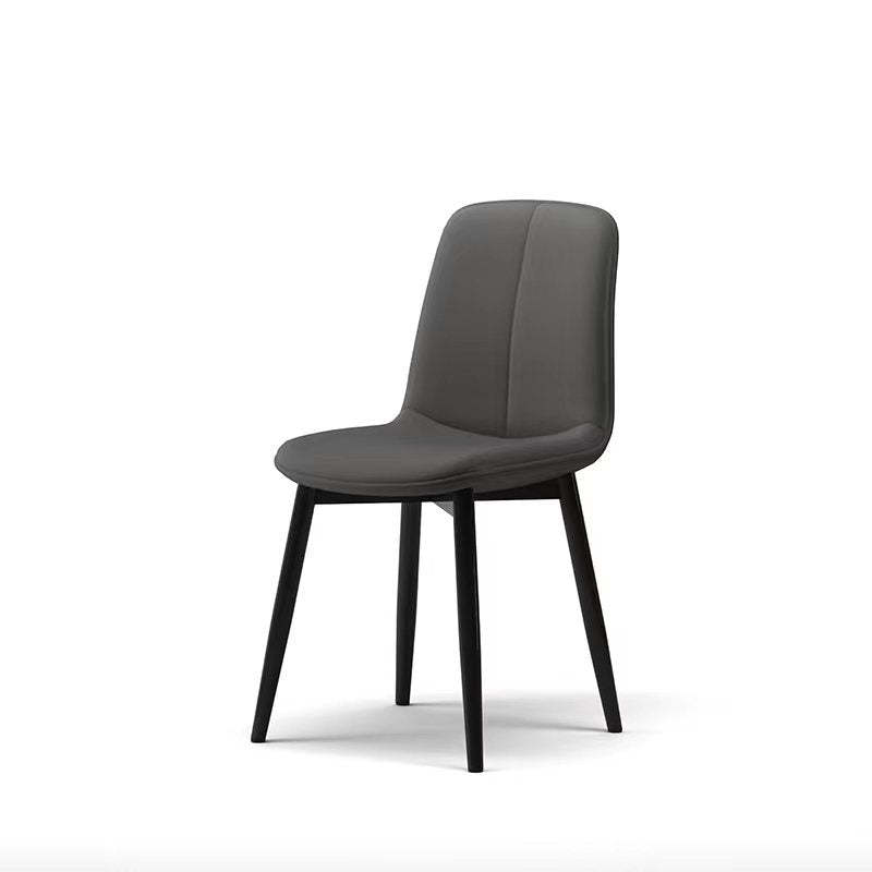 Nordic Leather Metal Dining Chair