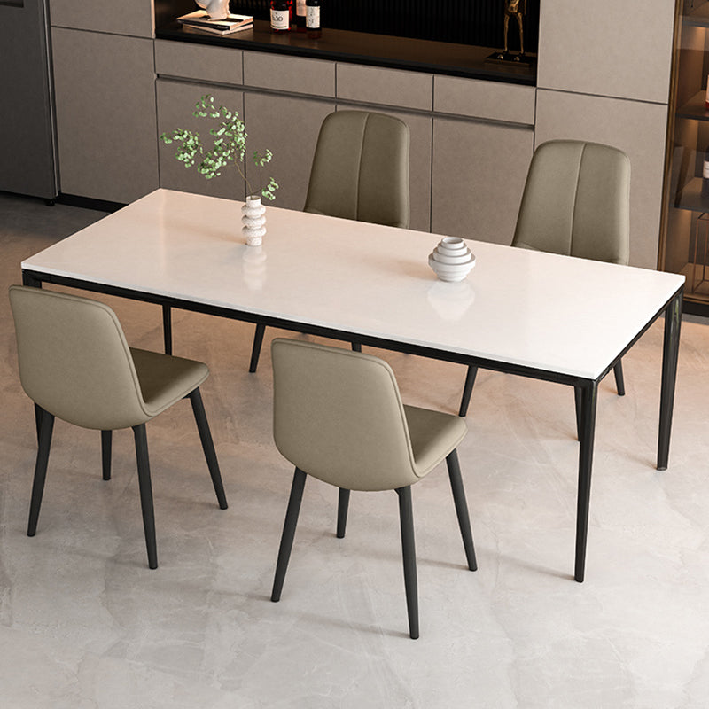 Nordic Leather Metal Dining Chair