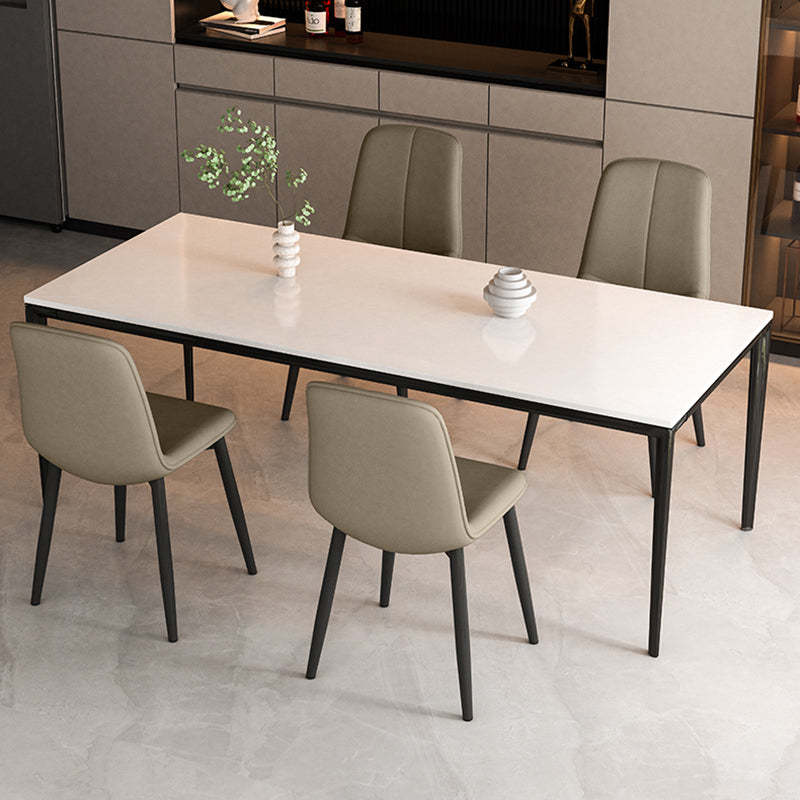 Wood metal leather wood dining chairs & benches - luxury