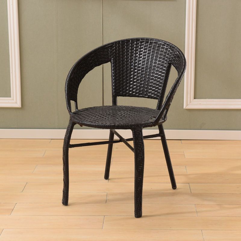 Scandinavian Rattan Stackable Dining Chair