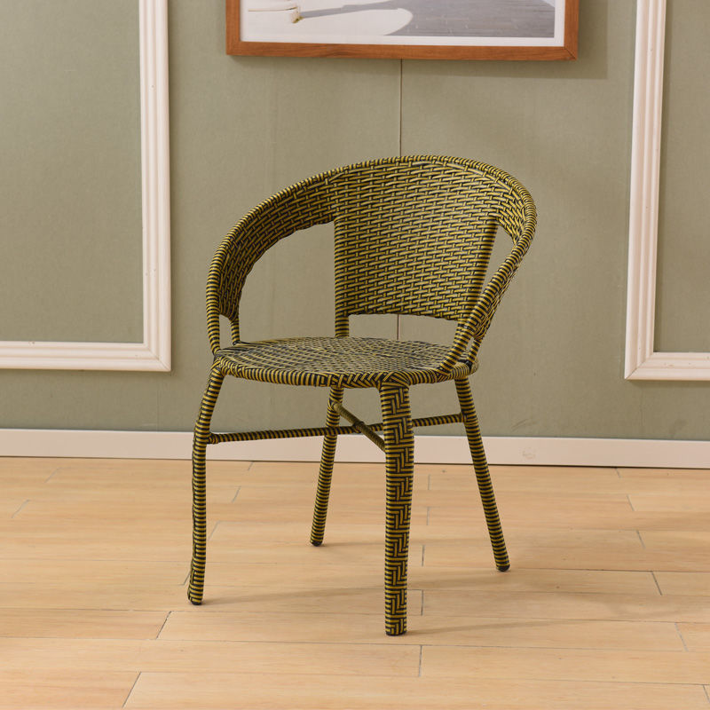 Scandinavian Rattan Stackable Dining Chair